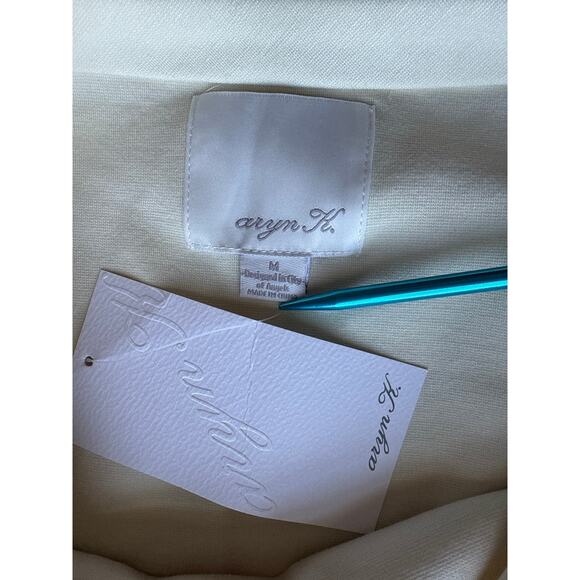 NWT Aryn K. Silk Bubble Mini Skirt in Pink & Orange Size Medium - Picture 4 of 5